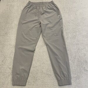 Gymshark Training Woven Jogger Pants Womens Medium Gray Windbreaker B1A1D